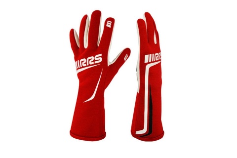 Rękawice RRS GRIP 2 HOMOLOGACJA FIA czerwone