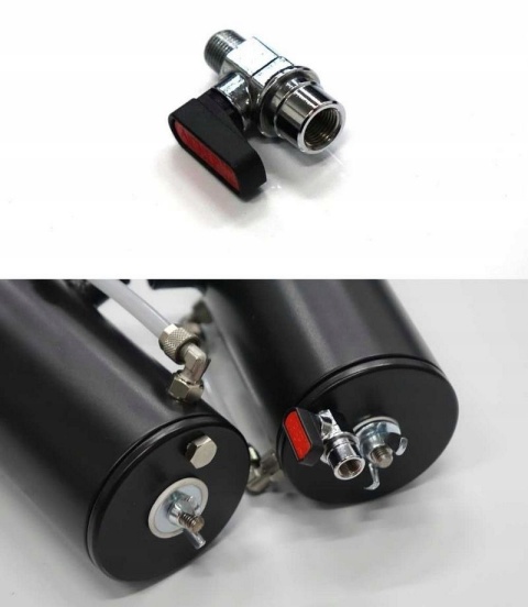 Zawór spustowy do oil catch tank Properfekt 25mm black