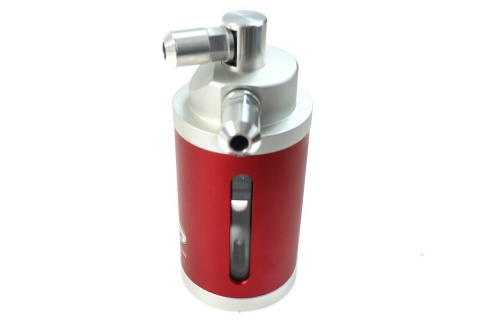 Oil catch tank Simota 0.9l 18mm 25mm PRO red