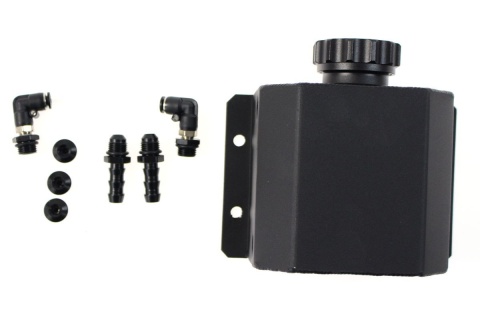 Oil catch tank grodziowy TurboWorks 1l 10mm black mat