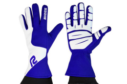 Rękawice rajdowe/kartingowe RRS niebieskie