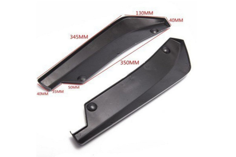 Uniwersalne lotki dokładki tylnego zderzaka carbon