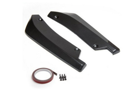 Uniwersalne lotki dokładki tylnego zderzaka black