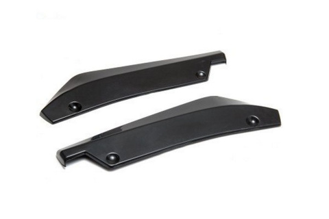 Uniwersalne lotki dokładki tylnego zderzaka black