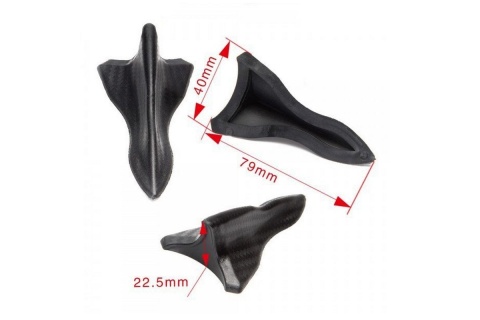Uniwersalna płetwa shark na bagażnik klapę dach carbon x10