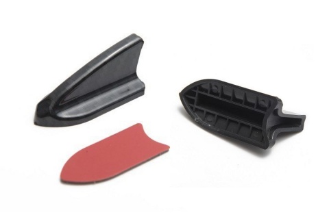 Uniwersalne płetwy shark na bagażnik klapę dach black x10