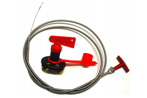 Wyłącznik prądu hebel 2 biegunowy + linka RRS