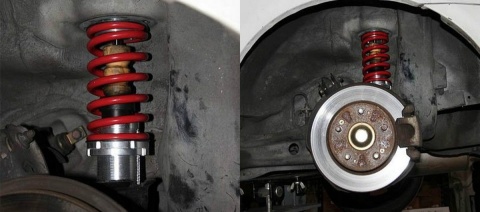 Sprężyny Coilover gwintowane z regulacją HONDA CIVIC CRX