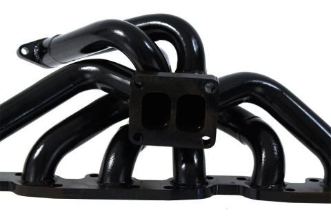 Kolektor wydechowy NISSAN SKYLINE R32 R33 R34 GTR Top Mount czarna stal