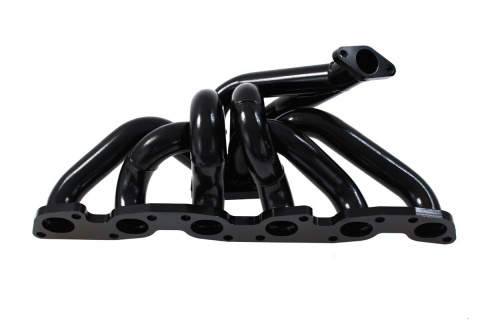 Kolektor wydechowy NISSAN SKYLINE R32 R33 R34 GTR Top Mount czarna stal