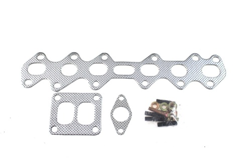 Kolektor wydechowy TOYOTA SUPRA 2JZ-GTE 1993-1998 T38 czarna stal