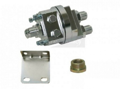 Adapter do przeniesienia filtra oleju AN8 silver