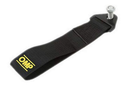 Pas holowniczy OMP czarny