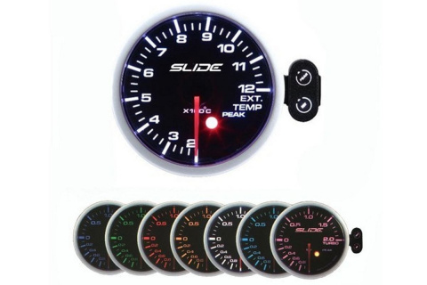 Zegar Slide PEAK-SC 52mm TEMPERATURY SPALIN