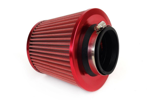 Filtr stożkowy AMIO do 240KM 55-77mm czerwony