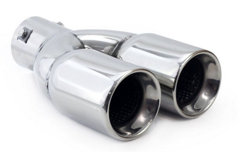 Końcówka wydechu tłumika AMIO 2x74mm