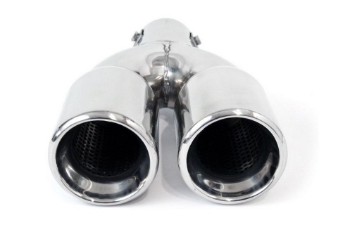 Końcówka wydechu tłumika AMIO 2x74mm