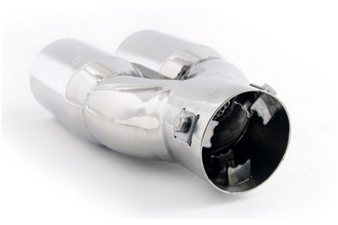 Końcówka wydechu tłumika AMIO 2x74mm