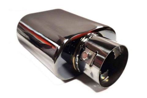 Końcówka wydechu tłumika AMIO 122x68mm