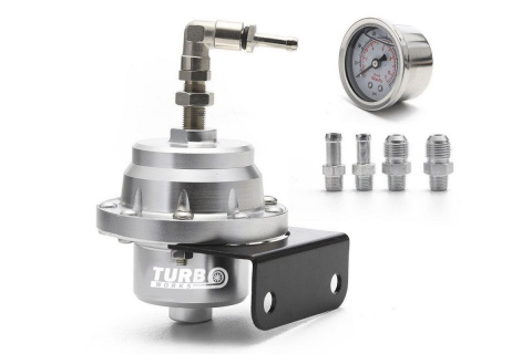 Regulator ciśnienia paliwa TurboWorks AN6 + zegar