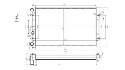 Chłodnica wody TurboWorks AUDI TT 8N 1999+