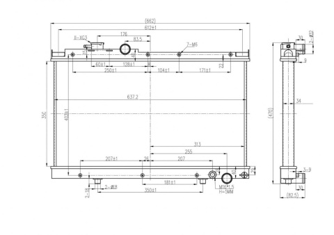 Chłodnica wody TurboWorks TOYOTA CELICA 1994-1999 GT