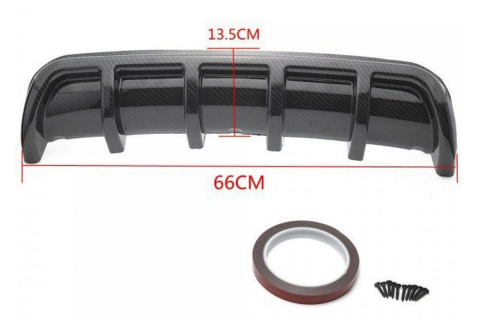 Dyfuzor dokładka zderzaka aerodynamiczna lip x6