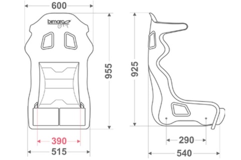 Fotel sportowy Bimarco HANS FIA Grip welur blue