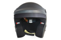 Kask otwarty RRS Protec Jet - SNELL FIA HANS czarny mat