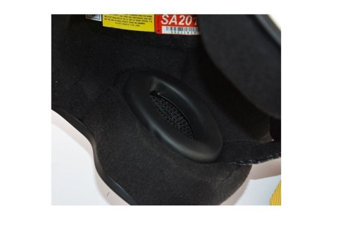 Kask otwarty RRS Protec Jet - SNELL FIA HANS czarny mat