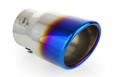 Końcówka wydechu tłumika AMIO 90mm opalana