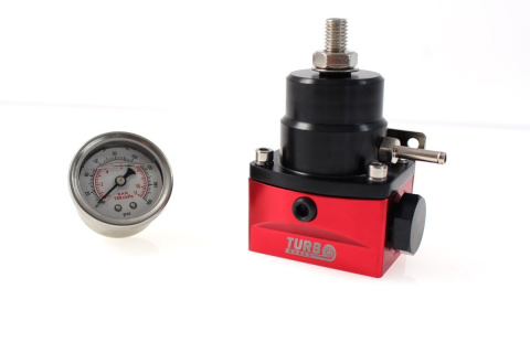 Regulator ciśnienia paliwa TurboWorks Bypass AN6 + zegar