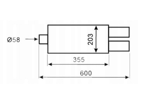 Tłumik WM Sport 2 x 90 DTM