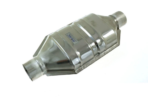 Tłumik środkowy sportowy przelotowy w obudowie katalizatora fi 60 AWG