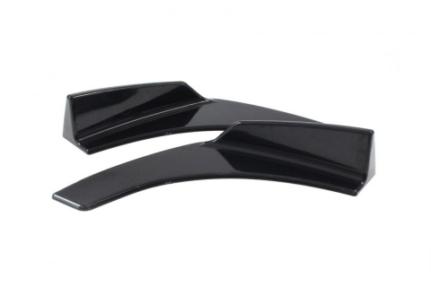 Uniwersalne lotki dokładki przedniego zderzaka 2 częściowe