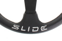 Kierownica sportowa SLIDE 320mm offset 20mm skóra black
