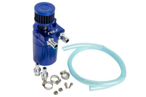 Oil catch tank RBS PRO 10, 15mm blue