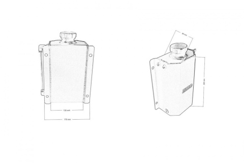 Oil catch tank TurboWorks 2l