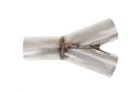 Y-Pipe trójnik wydechowy 45 st 42 - 42mm 304SS