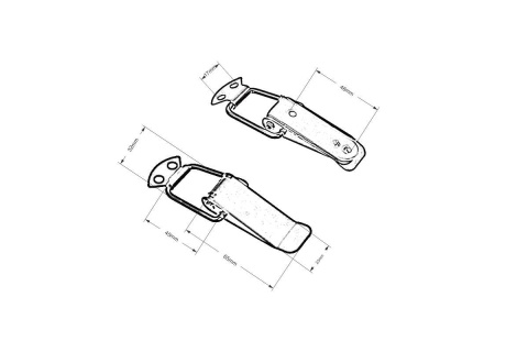Zapinki klapy / maski / zderzaka Clip Big