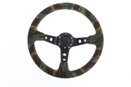 Kierownica sportowa SLIDE 350mm offset 90mm moro