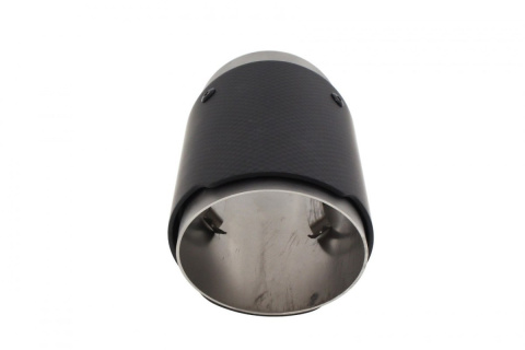 Końcówka wydechu tłumika 80mm montaż 67mm carbon