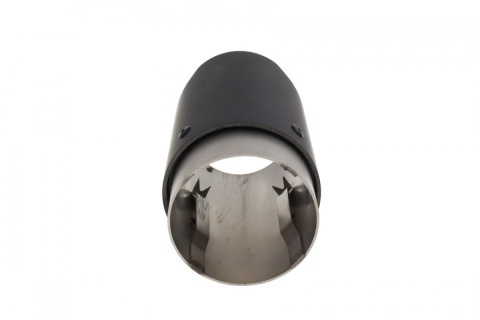 Końcówka wydechu tłumika 80mm montaż 67mm carbon