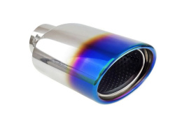 Końcówka wydechu tłumika AMIO 120x68mm opalana dyfuzor