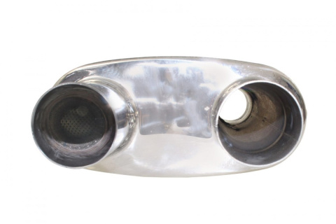 Sportowy tłumik środkowy 3" pod przepustnicę TurboWorks STAL 304SS