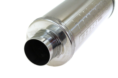 Sportowy tłumik środkowy 3" 450mm TurboWorks STAL 304SS