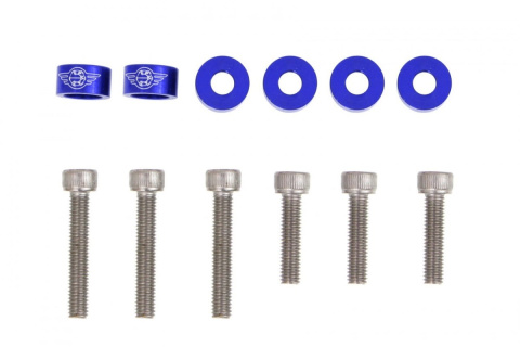 Śruby zaworu VTEC EPMAN Honda blue 6 szt.