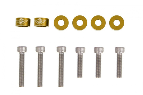Śruby zaworu VTEC EPMAN Honda gold 6 szt.