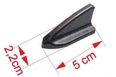 Uniwersalne płetwy shark na bagażnik klapę dach black x10