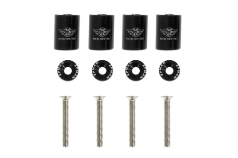 Dystanse maski Slide 6mm black 4 szt.